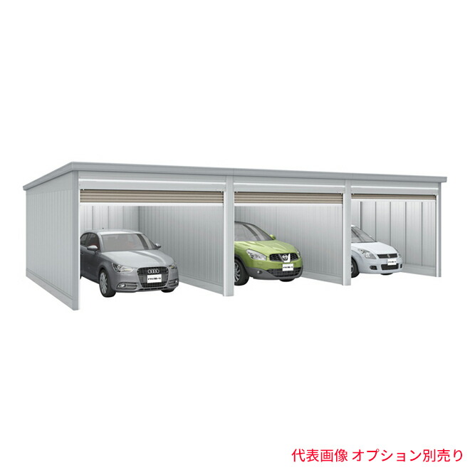 「追加棟のみの購入は不可」 ●u.イナバ物置/稲葉製作所 ガレージ【GRN-3647HL】SM ステンメタリック GRN ガレーディア 一般型 追加棟 注2週|家電と住設のイークローバー