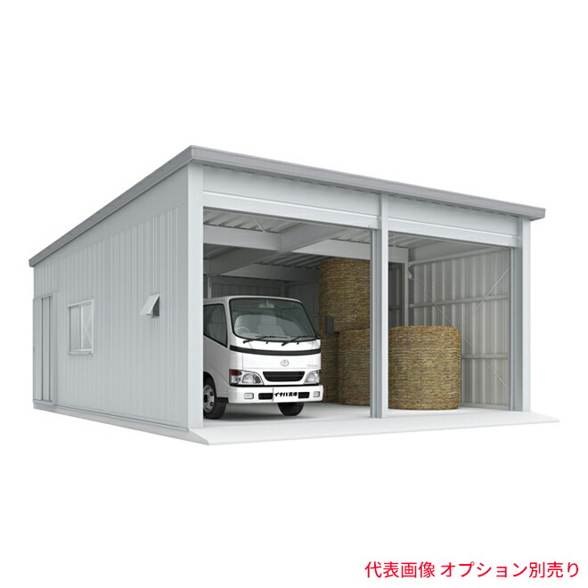 ●u.イナバ物置/稲葉製作所 倉庫【SGN-376TUB-2】SGN イナバ倉庫 多雪地型 ベタ基礎 2棟タイプ 注2週