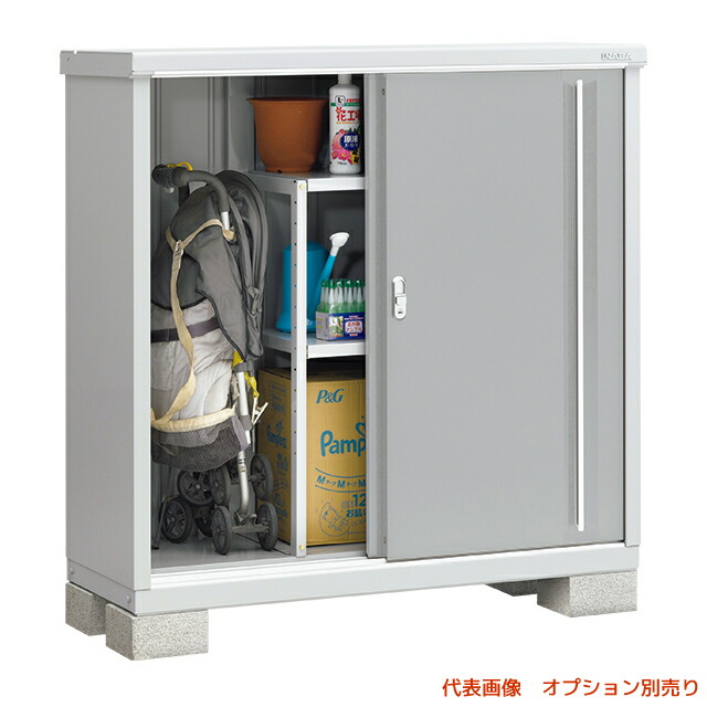 ●u.イナバ物置/稲葉製作所【MJX-135CP】PS プラチナシルバー MJX シンプリー 収納庫 基礎ブロック別途 注2週｜家電と住設のイークローバー