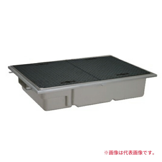 ●前澤化成工業 【GT-XL20S(鉄蓋 SUS受座付)】グリーストラップ 側溝流入超浅型 GT-XLS FRP製 人荷重〔HD〕