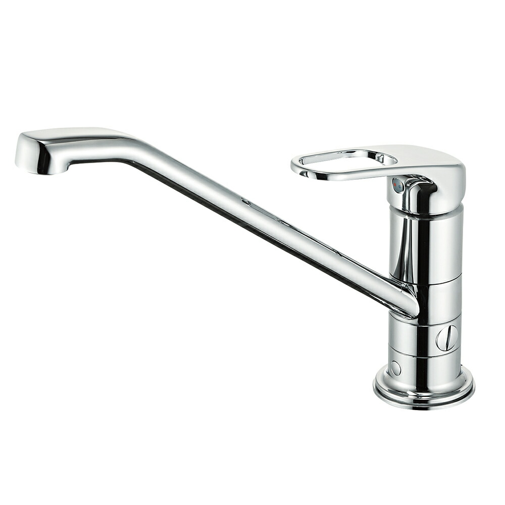 π三栄水栓/SANEI 水栓金具【K87111EBTJK-13】シングルワンホール分かれ出る練り合わせる栓 冷ややかさ地用〔FA〕