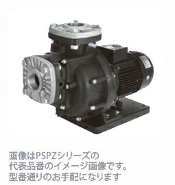 ●三相電機 揚水機【50PSPZ-22033B-E3】60サイクル 中型 自吸式ヒューガルポンプ(脂製・塩水用) 高能率原動機積み上げる〔FF〕