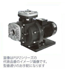 ●三相電機 揚水機【50PSPZ-15033B-E3】60サイクル 中型 自吸式ヒューガルポンプ(脂製・塩水用) 高能率原動機積み上げる〔FF〕