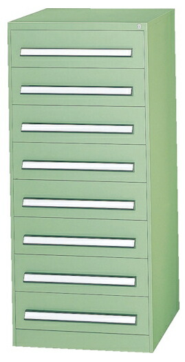 ●u.ヤマキン/山金工業【PA-1308】保管庫 ツールキャビネット 軽中量タイプ(PA型) 8段 完成品｜家電と住設のイークローバー