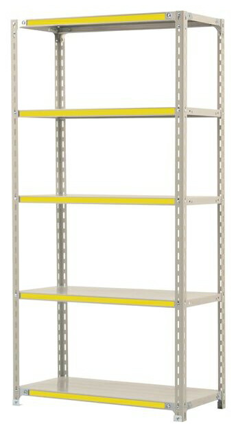 ●u.まっ盛りキン/山金工業【C1.2S6345-5-YE】色取り仕合わせ 雄捻子式軽さ仕合わせ 高さ1800粍 黄 精神的な統合式