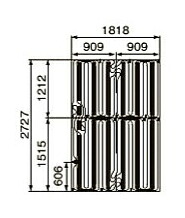 ●コロナ【SUP-A2718HC】床暖房用フロアマット 2,727×1,818×12mm〔FA〕