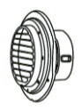 ●ψパロマ 給湯器部材【LBT-10】(53127) ベンドトップ