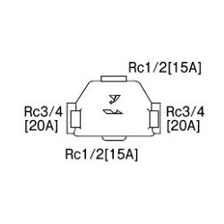 リンナイ 部材【UOP-MG-AO20】(23-0732) 気水分離器 (UOPMGAO20)〔GH〕｜家電と住設のイークローバー