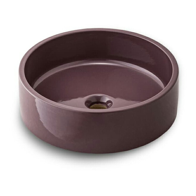 π三栄水栓/SANEI 洗面・洗髪用【HW10530-PU】信楽焼 手洗器 パープル 容量 7L〔FA〕｜家電と住設のイークローバー