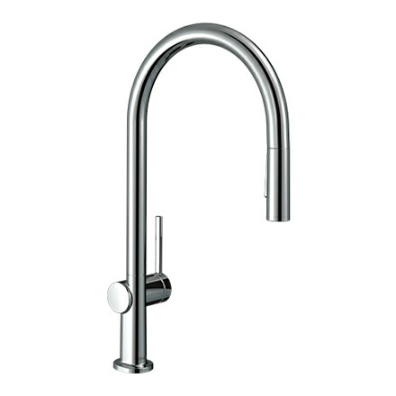 CERA/セラ 水栓金具【HG72800R】クロム キッチン用湯水混合栓(スパウト引出しタイプ) タリス M54〔EI〕