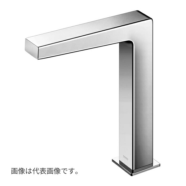 TOTO 【TLE25SMAA】(TLE01714JA+TLE25007J)台付自動水栓(電気温水器用) コンテンポラリタイプ(角) 湯ぽっと(REW-B用)専用自動水栓〔HC〕