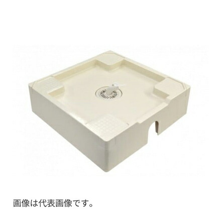 ●u.テクノテック【TPU640-W1-F1】床上配管対応防水パン 排水管用開口あり 専用排水トラップ・専用フレキ付 アイボリーホワイト｜家電と住設のイークローバー 15,120円