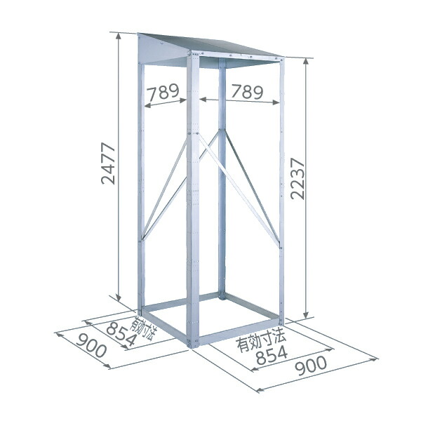 ▲日晴金属 【EQ-TR-A】EQキヤッチャー 防雪屋根 受注生産〔FI.F〕