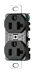 Я明工社 【ME2870(20個入)】UL・CSA 輸出用接地ダブルコンセント 5-20R 定格20A 125V|家電と住設のイークローバー