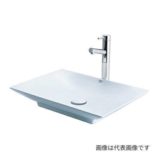 INAX/LIXIL 【YL-A208TG(C)V/BW1】ワイド手洗器 ベッセル式 壁給水 壁排水(ボルトトラップ) アクアセラミック〔HC〕