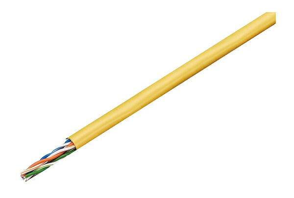 Яジャッピー/JAPPY 【TPCC5 0.5mm&times;4P 黄 JP (300m)】LANケーブル TPCC Cat.5e｜家電と住設のイークローバー