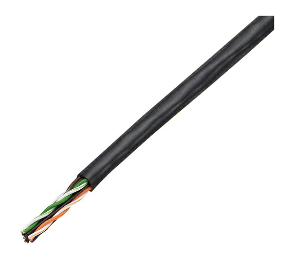 Яジャッピー/JAPPY 【TPCC6 0.5mm×4P 黒 JP (300m)】LANケーブル TPCC Cat.6