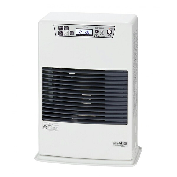 ●長府(旧サンポット) 重油暖房器【FF-3512TL D(W)】白いこと FF式 温風パウダーコンパクト手合い 木造9畳/混凝土15畳 重油貯蔵タンク別売〔GC〕