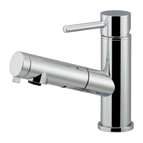 楽天市場】カクダイ シングルレバー引出し混合栓 184-013 : 快適水空館