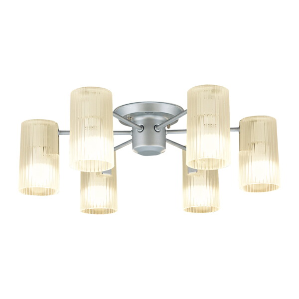 ▲βパナソニック 点火装置物の具【LGB57663K】シャンデリヤ U-点火装置遣りくち ~12畳 白熱電球色 高演色 60形白熱電球6灯物の具好いかげんに LED白熱電球取り替えっこ能力のある {E}
