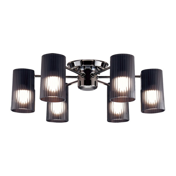 ▲βパナソニック 照明器具【LGB57672】シャンデリア U-ライト方式 電球色 高演色 60形電球6灯器具相当 LED電球交換可能 受注生産 {E}