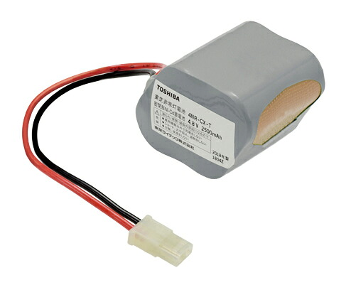 β東芝 照明器具用部品【4HR-CY-TB】誘導灯・非常用照明器具交換用蓄電池 ニッケル水素蓄電池 4.8V3000mAh 受注生産 {X}｜家電と住設のイークローバー