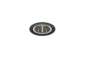 βコイズミ 照明【AD1338B27】ダウンライト ブラック 埋込穴Φ50 60W相当 グレアス 電球色 調光 調光器別売｜家電と住設のイークローバー 8,836円