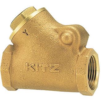 キッツ/KITZ【YR50A】青銅製 Y形スイングチャッキバルブ 125型 2〔HI〕｜家電と住設のイークローバー 18,197円
