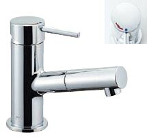 INAX/LIXIL【LF-E345SYCN】寒冷地用 吐水口引出式シングルレバー混合水栓 eモダン(エコハンドル)〔HI〕