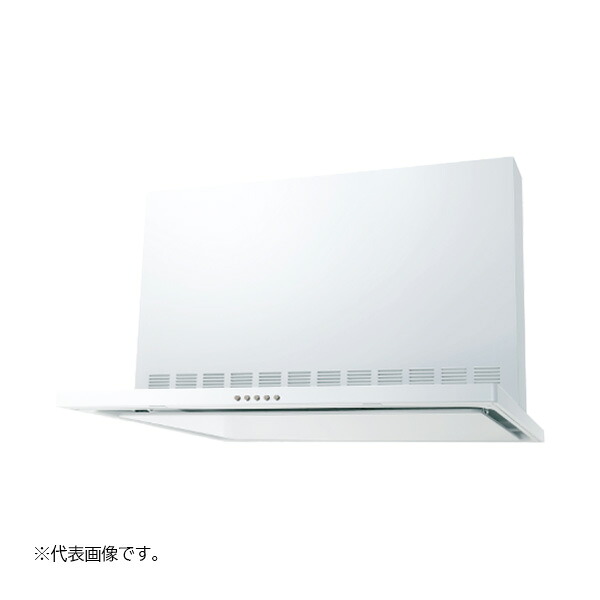 ●高須産業 レンジフード【WNBS-K905CDMWL】スリム型フード/ノンフィルタータイプ ホワイト シロッコファン 幅900mm 左排気 受注約2週〔▽〕|家電と住設のイークローバー