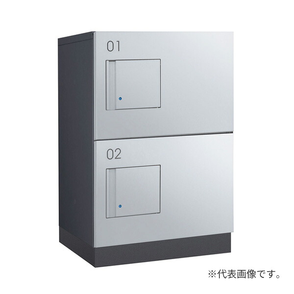 ●u.ダイケン 宅配ボックス【TBX-F1SS-GM】前入れ前出し スチール(粉体焼付塗装) TBX-F1型 標準扉 防滴・共有仕様 機械式プッシュボタン錠 受注生産