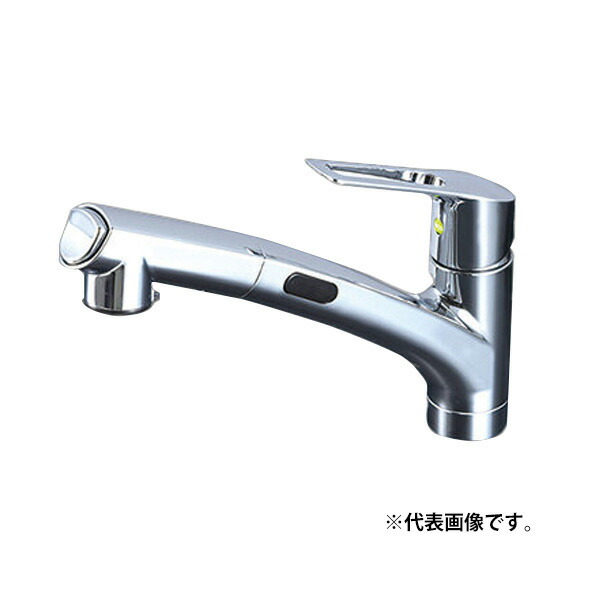 KVK [KM5021ZTAECHS] KVK 水栓 シングルシャワー付混合栓 撥水膜コーティング ACタイプ 電源:AC100V  吐水口回転規制110° 寒冷地仕様｜浴室、浴槽、洗面所
