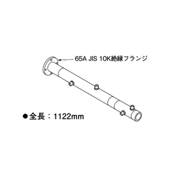 リンナイ 部材【UOP-E50MHS-4W65】(23-2257) 水湯配管工業書き割り4W65 ７・８台前後備え付ける専用(65A) U雄捩子書き割り付〔GH〕