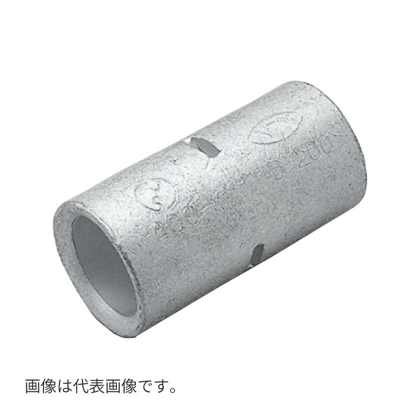 Яニチフ 【B 38(100個)】裸圧着スリーブ 銅線用 突き合せ用 (B形)｜家電と住設のイークローバー