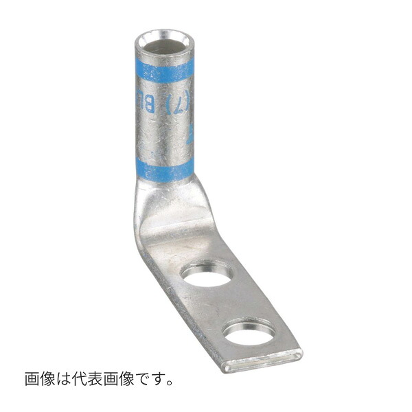 Яパンドウィット 【LCD6-14AF-L(50個)】Pan-Lug スズメッキ銅圧縮コネクタ ラグ 標準長バレル（点検窓付き）｜家電と住設のイークローバー