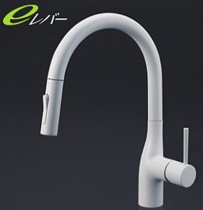 KVK 水栓金具【KM6061ZVECM4】流し台用シングルレバー式シャワー付混合栓 寒冷地用〔HB〕