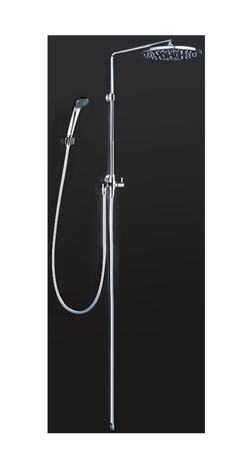 KVK 水栓金具【ZS3130】浴室用水栓 オーバーヘッドシャワーセット 右仕様〔GB〕|家電と住設のイークローバー