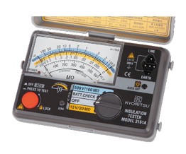 Я共立電気計器/KYORITSU【3161A】アナログ2レンジ絶縁抵抗計 17,371円