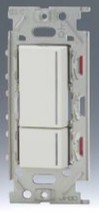 β神保電器 配線器具【NKRW2001 PW】ピュアホワイト NKシリーズ リモコンスイッチ 埋込リモコンスイッチセット ダブル 受注生産｜家電と住設のイークローバー