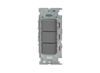 β神保電器 配線器具【NKRW3001 SG】ソリッドグレー NKシリーズ リモコンスイッチ 埋込リモコンスイッチセット トリプル 受注生産|家電と住設のイークローバー