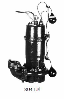 ●川本ポンプ【SU4-505-1.5L(フランジタイプ)】50Hz 汚水水中ポンプ 2極三相200V 自動型 SU4形 受注生産〔GA〕