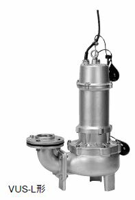 ●川本ポンプ【VUS-505-1.5L(着脱タイプ)】50Hz ステンレス製汚物水中ポンプ 4極 三相200V 自動型 VUS形 ボルテックスタイプ〔GF〕
