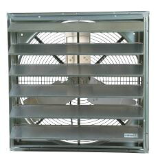 ●MELAT/ソーワテクニカ 50Hz【KH-S100FTDG1-50】農事用有圧換気扇施設園芸用 シャッター一体形〔FC〕