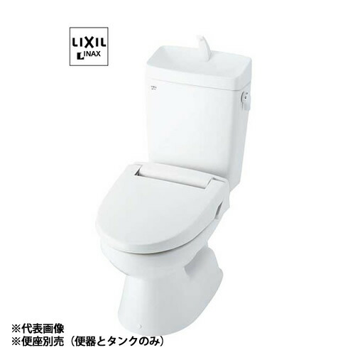 ●INAX/LIXIL【HBC-110STU+DT-5800NBL】一般洋風便器(BL認定品) ハイパーキラミック床排水(Sトラップ) 寒冷地・ヒーター付便器・水抜併用方式 手洗付 受注生産〔IE〕