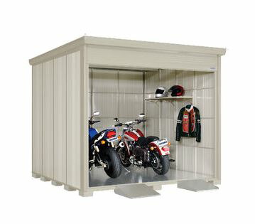 ●u.タクボ物置【BS-S2929WH】BSシリーズ バイクシャッターマン シャッター式中型物置 標準屋根 多雪型 受注生産