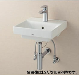 ●TOTO セット品番【LSC721AAPNW】ベッセル式洗面器セット一式 立水栓 目皿仕様 (目皿盗難防止仕様) 壁給水 壁排水〔GE〕 44,137円