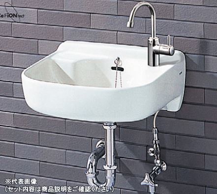 ●TOTO 書き割り品番【SK510D+T136AUN13CR】マルチシンク(大きい) 立水栓 床水抜き金具(S落とし穴)