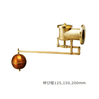 兼加工【W150】銅玉付 複式どんぶり鉢水道栓 呼び径150粍〔FG〕