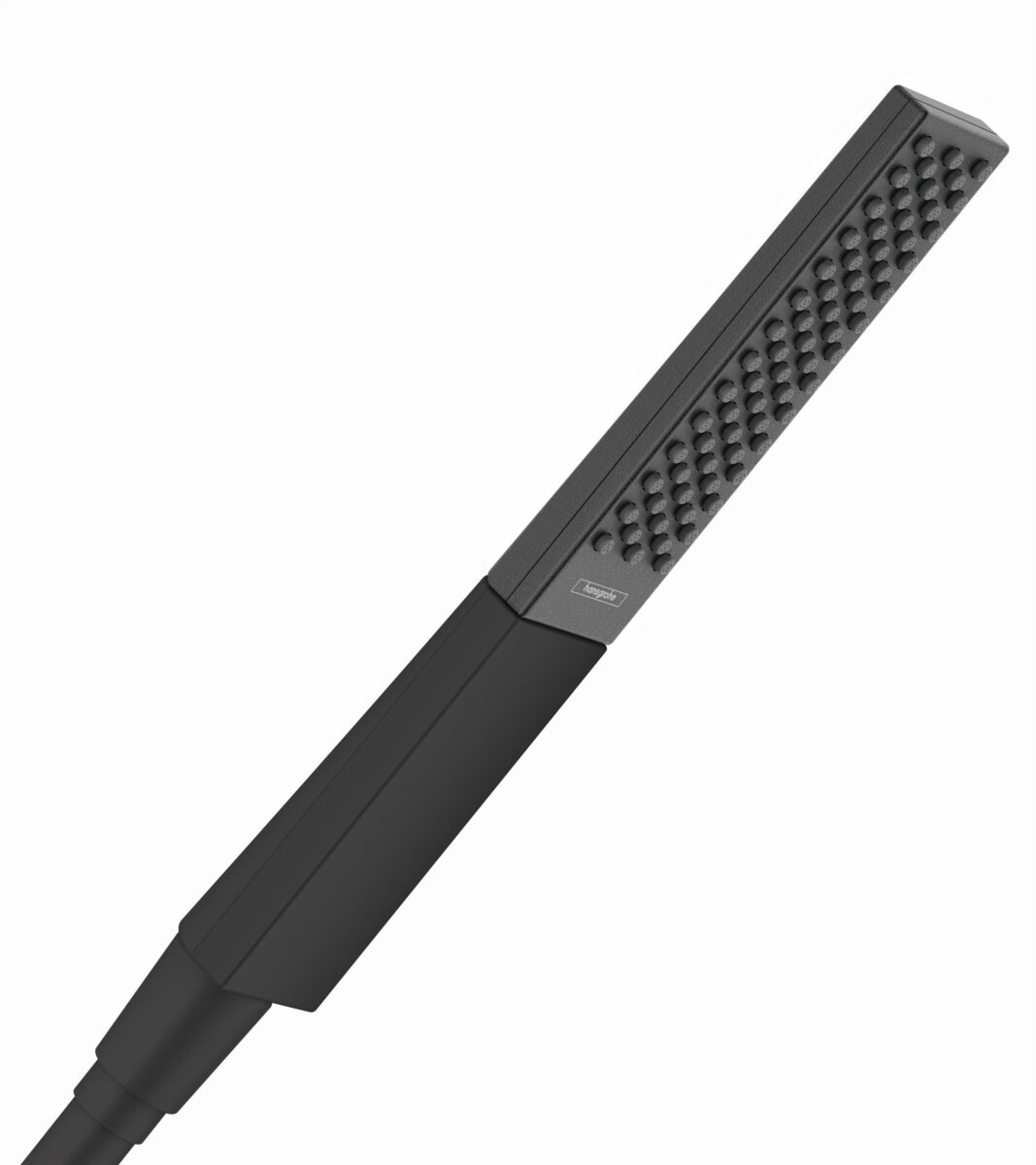 ハンスグローエ 【26866670】マットブラック レインフィニティ バトンハンドシャワー 100 1ジェット 受注生産〔EI〕