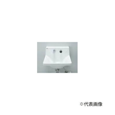 INAX/LIXIL【L-A951A2E】ハイバックガード洗面器 コンパクトタイプ Mサイズ 壁給水 自動水栓(単水栓) 水石けん供給栓付 排水金具別売〔HC〕|家電と住設のイークローバー